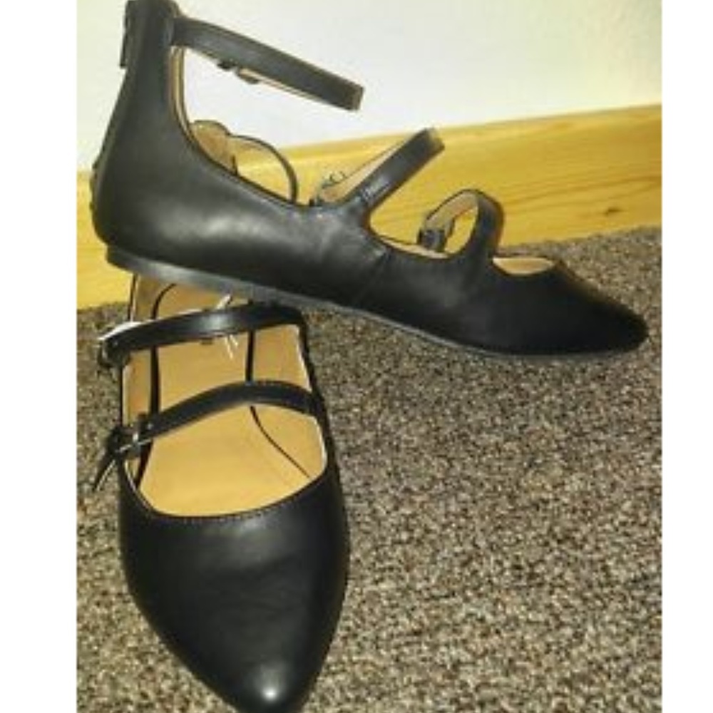 3/$25 Mossimo Black Micki Ballet Flats Size 8